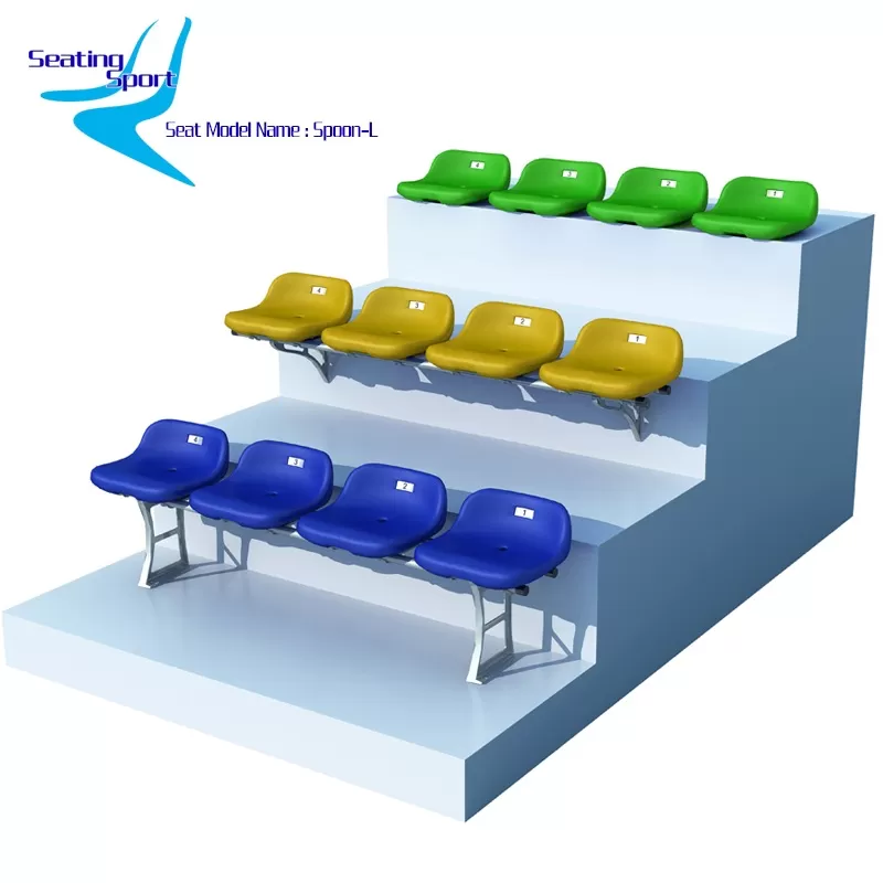 Fixed seats stadium seats tier seats